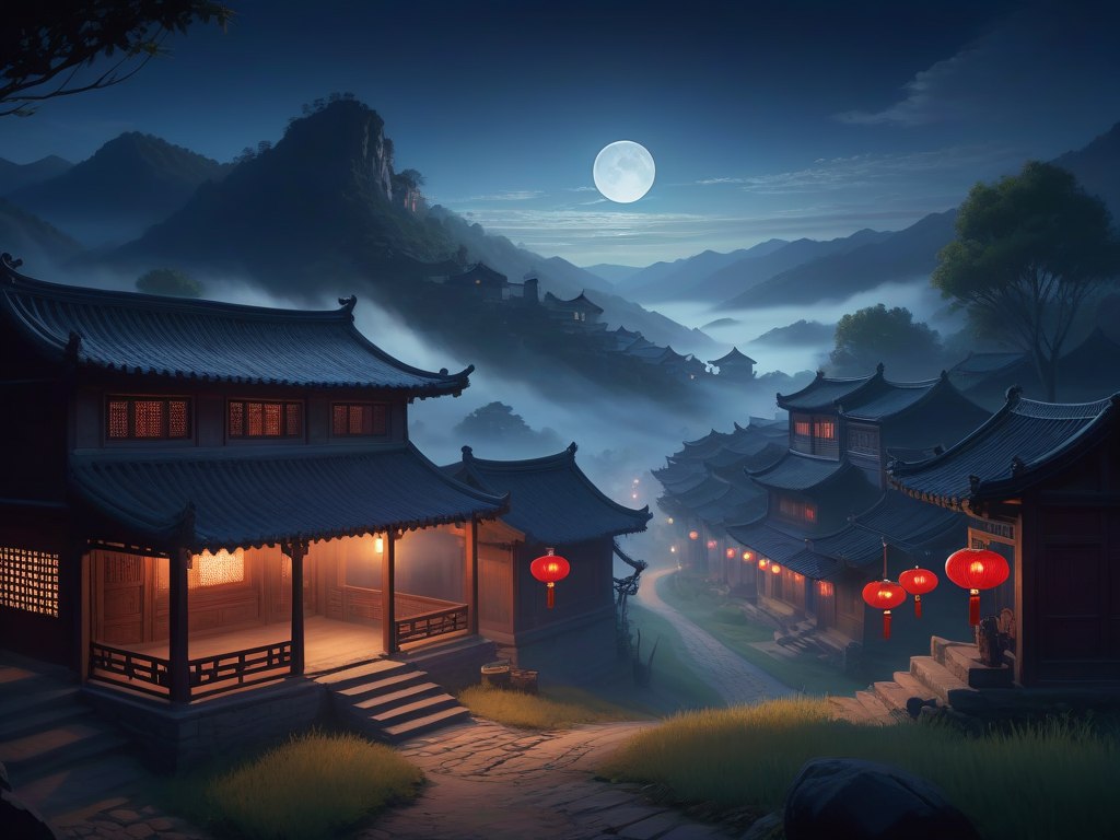 月下狼影